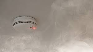 Smoke Detector in Warehouse
